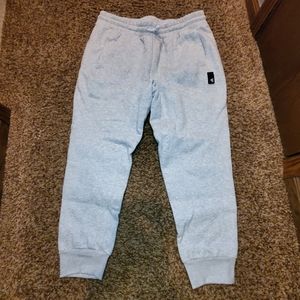 gray adidas joggers - size L
